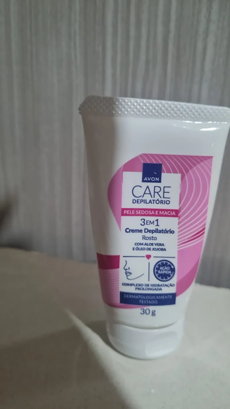 Creme Depilatória para o rosto. 30g